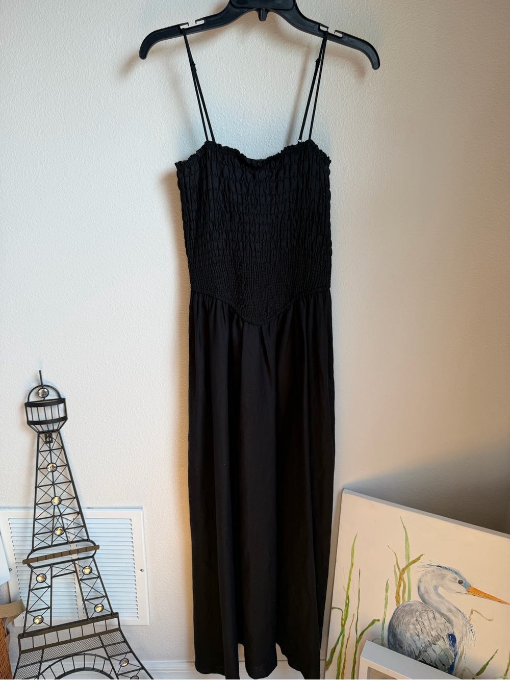 NWT Antonio Melani Essie Linen Blend Square Neck
Sleeveless Smocked Dress Sz S - Picture 2 of 8